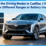 Do the Driving Modes in Cadillac LYRIQ Offer Different Ranges or Battery Usages
